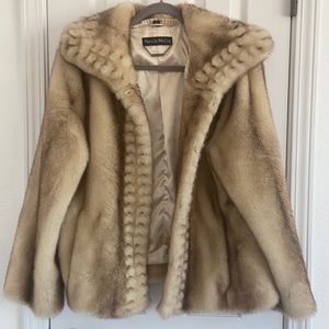 Pamela McCoy faux fur coat